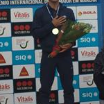 Men - Eider Arevalo on the podium
