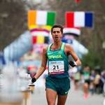 20km men: Caio Bonfim during the last part of the race