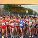 Women - 20 km - La partenza della gara femminile