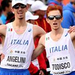 Men - 10 km Junior - Ancora Gregorio Angelini e Daniele Todisco contenti dopo la sua fatica