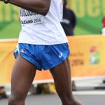 Men - 50 km - Jean Jacques Nkouloukindi nelle prime fasi della gara
