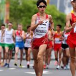 Men - 10 km Junior - Wehkui Gao e Daisuke Matsunaga guidano il gruppo durante la gara