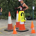 Women 20km: Liu Hong during the race at a turning point