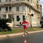 Men 10km: Jin Xiangqian during the race