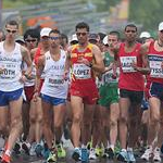 Men - 20 km - Subito dopo la partenza della gara