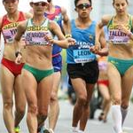 Women 50km: leading group