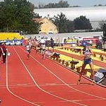 Girls 5.000 track walk: arrival of third athlete