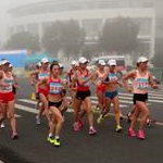 Women 35km - a phase of the race