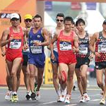 Men 20km: A phase of the race