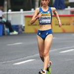 Women U20 10km: Valeria Di Sabato during the race