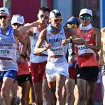 50 km men - Leading pack