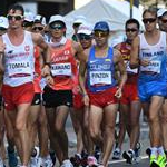 50 km men -  Leading pack