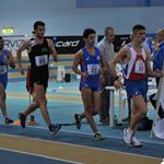 U23 Men 5.000m indoor walk: a phase of the race