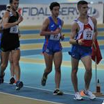 U23 Men 5.000m indoor walk: a phase of the race