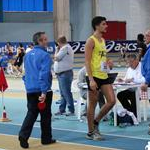 U20 Men 5.000m indoor walk: a phase of the race