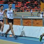 U20 Men 5.000m indoor walk: a phase of the race