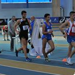 U23 Men 5.000m indoor walk: a phase of the race