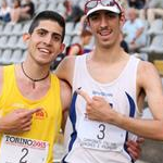 Men - 10.000m - Andrea Agrusti e Gregorio Angelini i primi due nella categoria Junior