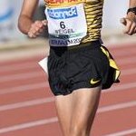 10.000m: Frederick Weigel during the race 