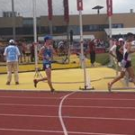 Boys 10.000 track walk: during the race