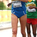 20km women - Valentina Trapletti durante la gara