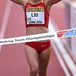 20km women - Arrivo Liu Hong