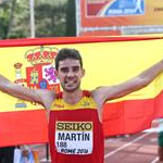 20km men - Alvaro Martin festeggia il bronzo