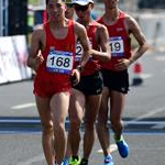 50km men -  Zhang Chenchen, Shaanxi during the race