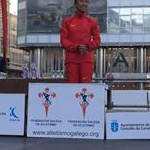 20 km women - Liu Hong on the podium