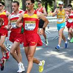 20km men - Miguel Angel Lopez nel gruppo