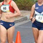 U20 10km women - Rebecca Henderson and Anna Cross