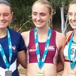 U20 10km women - podium