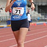 10.000m Women: Nicole Colombi during the race