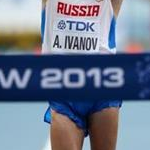 Men - L'arrivo di Aleksandr Ivanov che vince la 20 Km. in 1:20:58 (by Getty Images per IAAF)