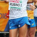 Men 20km: Giorgio Rubino during the race