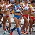 Women 20km: the women at the start