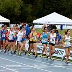 U16 girls: shortly after the start