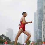 Men - 20km - Wang Zhen on his way to the victory (by Getty Images)
