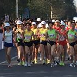 Women - U20 10km: shortly after the start