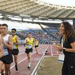 Golden Gala: Antonella Palmisano incita gli amici marciatori 