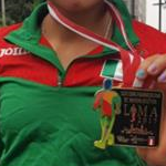 Women 20km - Maria Guadalupe Gonzalez celebrates gold