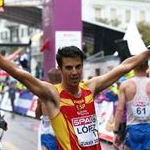 Men - 20 km - Miguel Angel Lopez dopo la vittoria