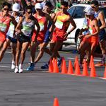 20 km men - In front of the pack Chocho and Matsunaga