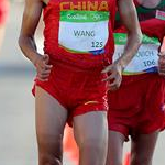20km men - Wang Zhen near to go