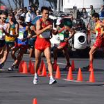 20km men - Cai Zelin is leading by some meters