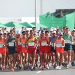 20km men - The start