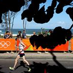 20 km men - Tom Bosworth leading the race (by Getty Images)