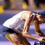 Men 50km - Yohann Diniz celebrates the victory