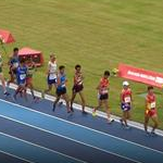 1st stage - 5.000m track walk boys: the pack