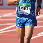 Men U20 10km: Nicolas Fanelli during the race.